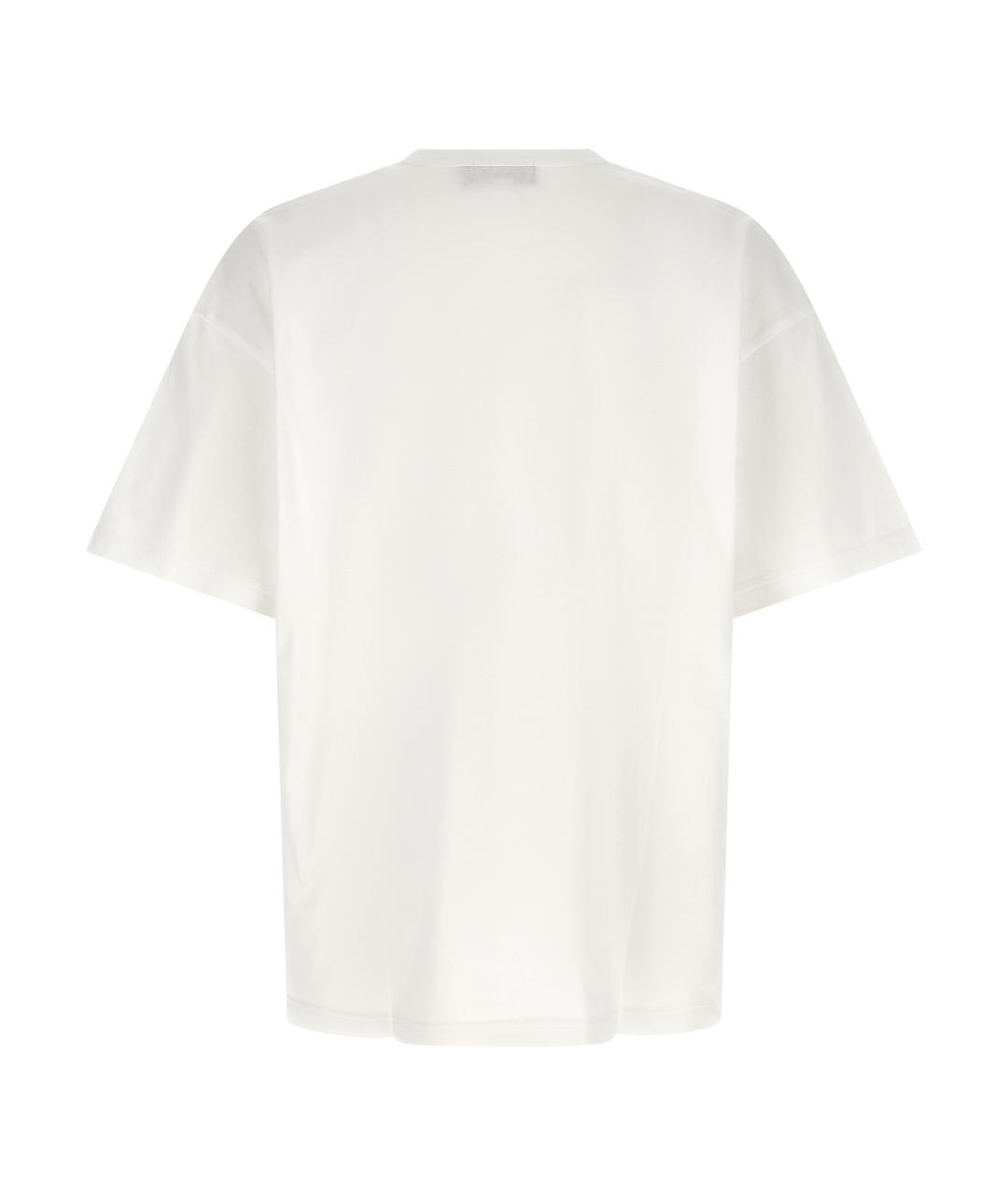 COMME DES GARÇONS Белая хлопковая футболка, фото 2