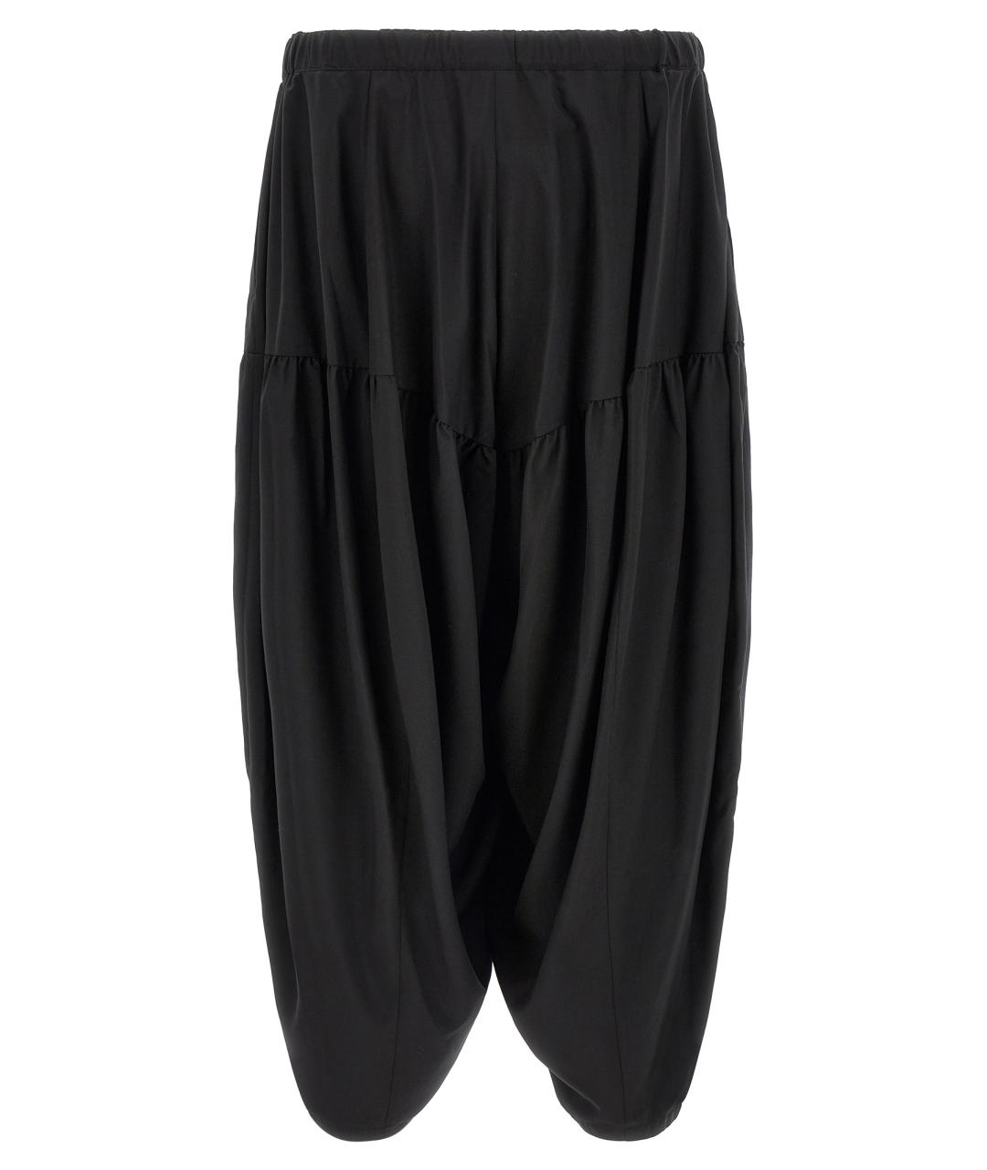 COMME DES GARÇONS Черные полиэстеровые повседневные брюки, фото 2