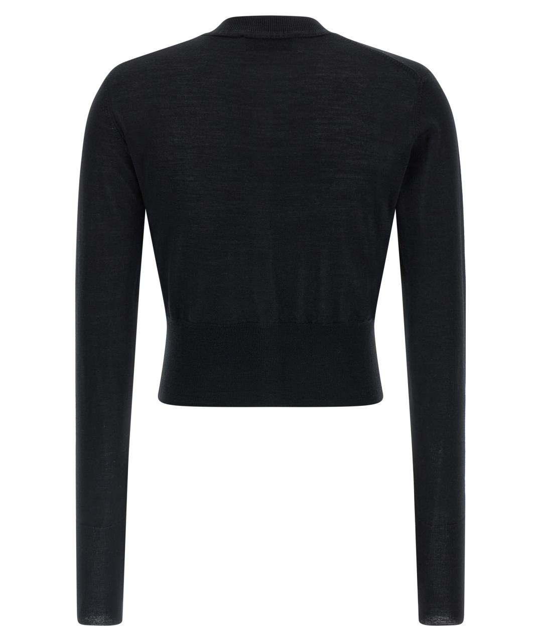 VIVIENNE WESTWOOD Черный хлопковый кардиган, фото 2