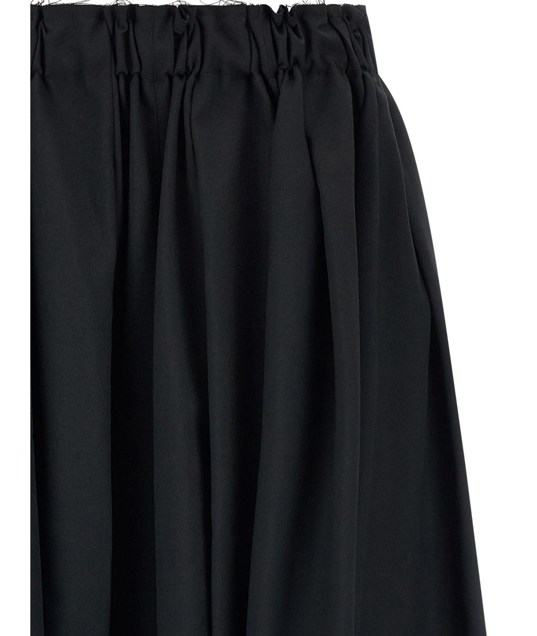 COMME DES GARÇONS Черные шерстяные шорты, фото 3