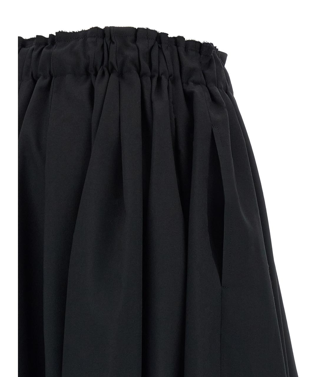 COMME DES GARÇONS Черные шерстяные шорты, фото 4