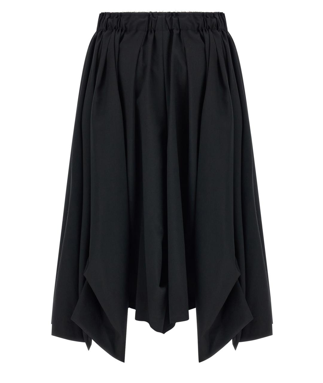 COMME DES GARÇONS Черные шерстяные шорты, фото 2