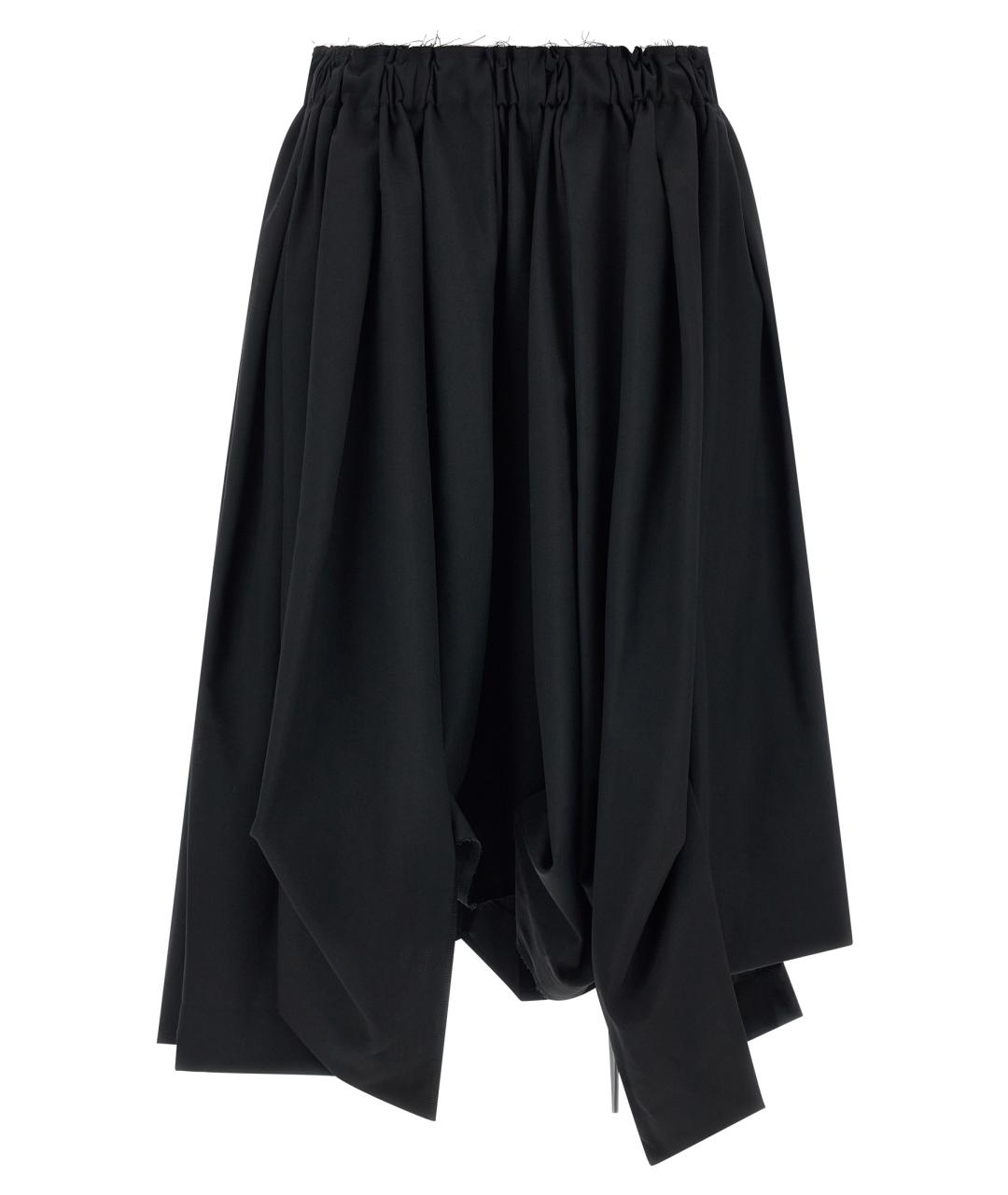 COMME DES GARÇONS Черные шерстяные шорты, фото 1