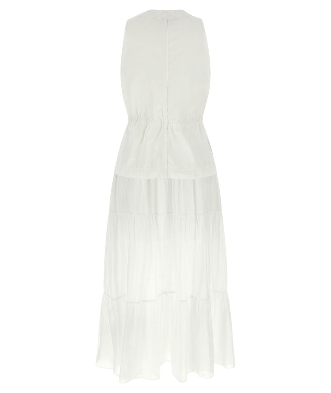 PINKO Белое хлопковое повседневное платье, фото 2