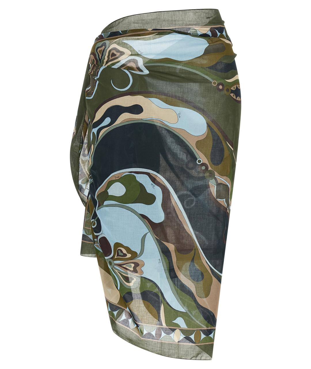 EMILIO PUCCI Мульти хлопковое парео, фото 2