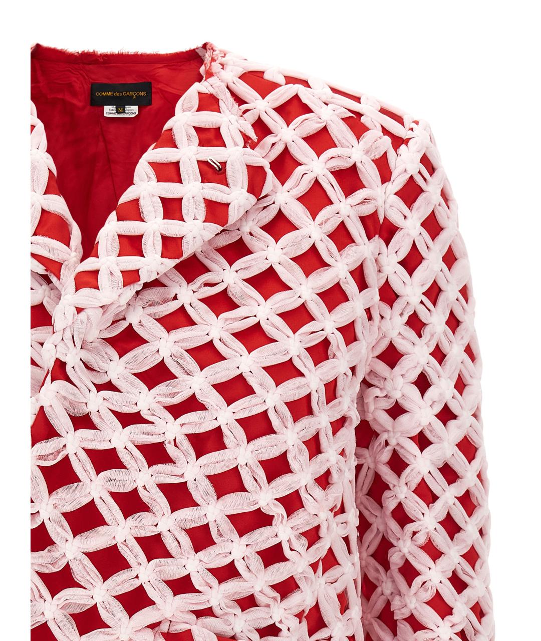 COMME DES GARÇONS Мульти полиэстеровый жакет/пиджак, фото 3