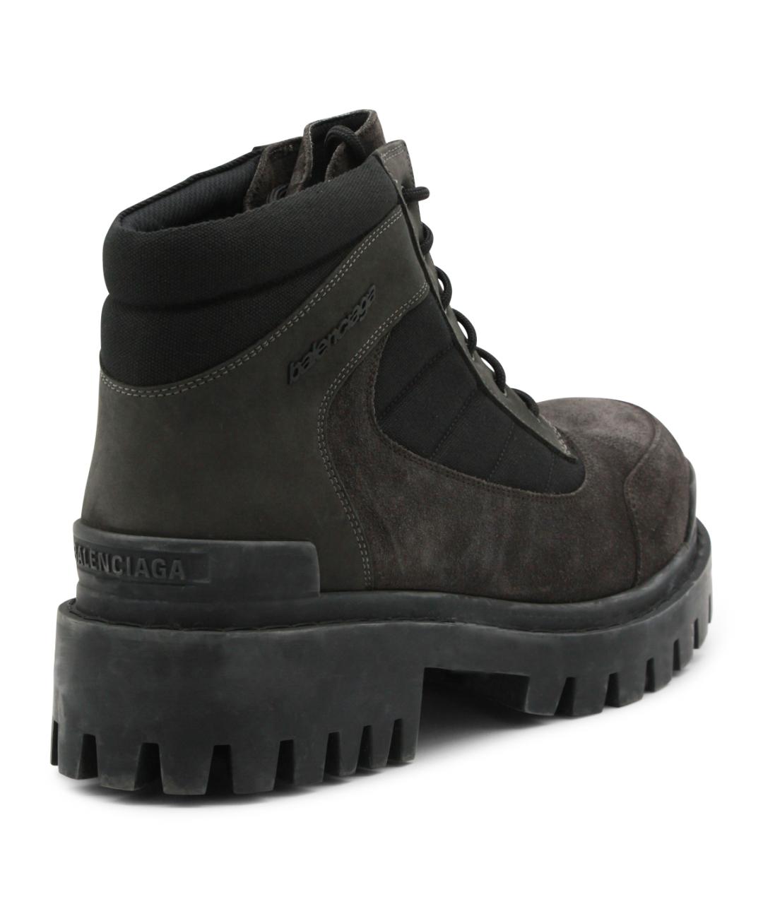 BALENCIAGA Серые высокие ботинки, фото 3