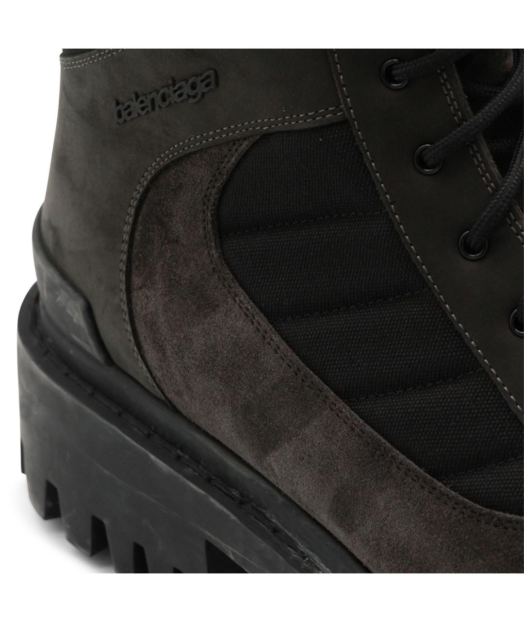 BALENCIAGA Серые высокие ботинки, фото 4