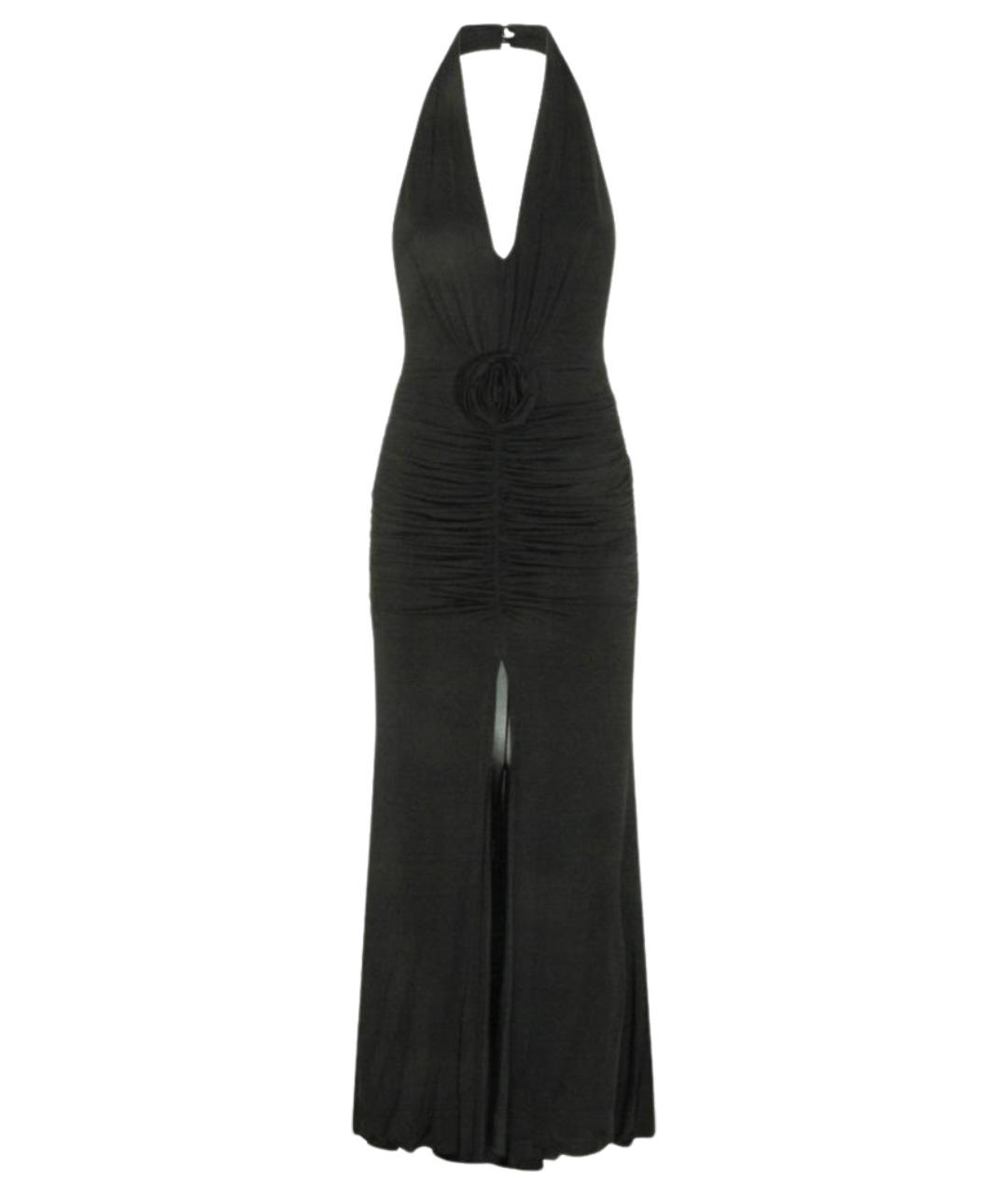 BLUMARINE Черное вискозное вечернее платье, фото 1