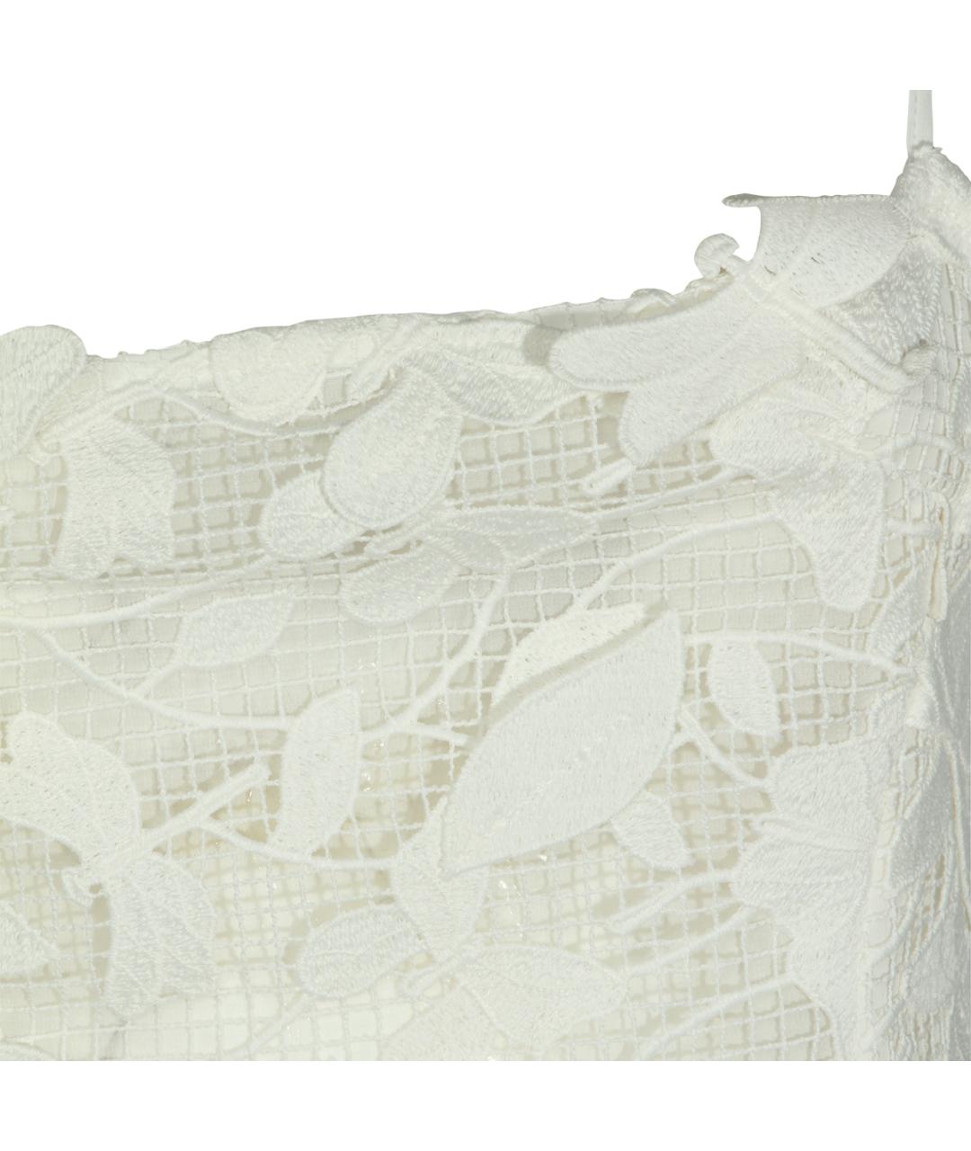 BLUMARINE Белый полиэстеровый сарафан, фото 4