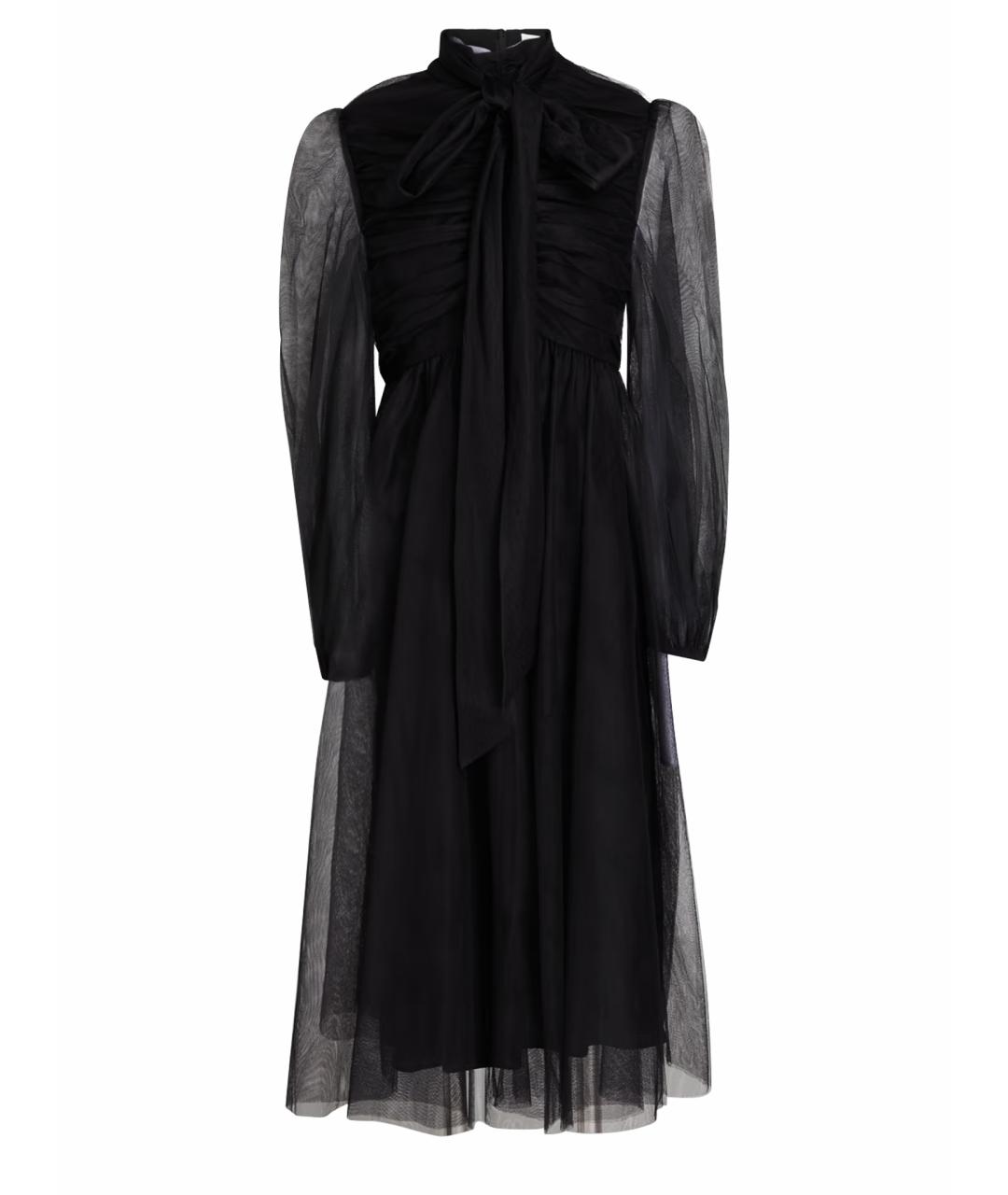 ZIMMERMANN Черное ацетатное коктейльное платье, фото 1