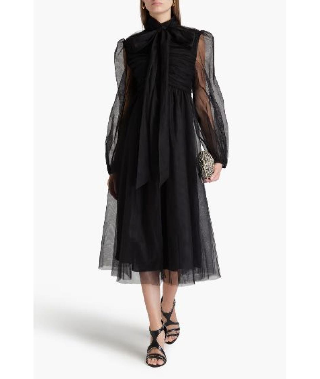 ZIMMERMANN Черное ацетатное коктейльное платье, фото 6