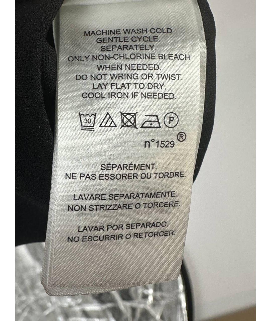 RALPH LAUREN Черное полиэстеровое вечернее платье, фото 8