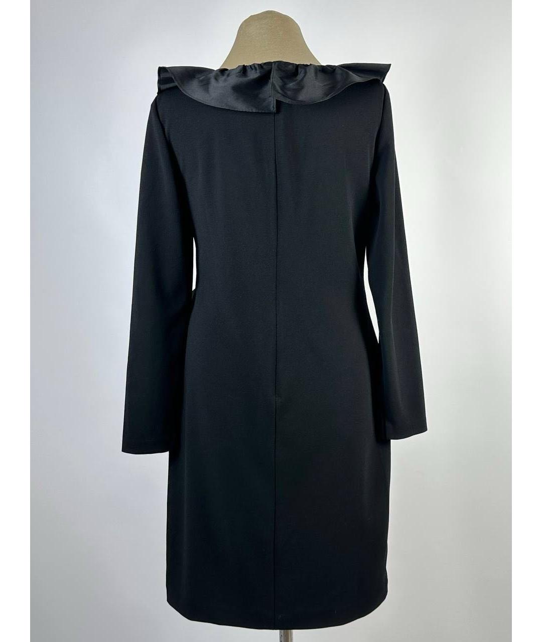 RALPH LAUREN Черное полиэстеровое вечернее платье, фото 2