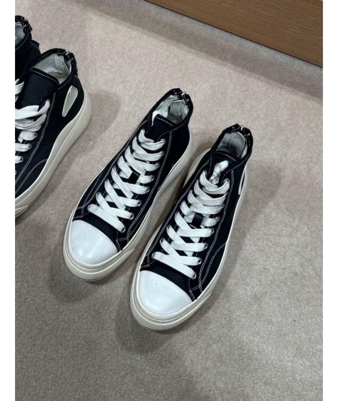 R13 Черные текстильные кеды, фото 2