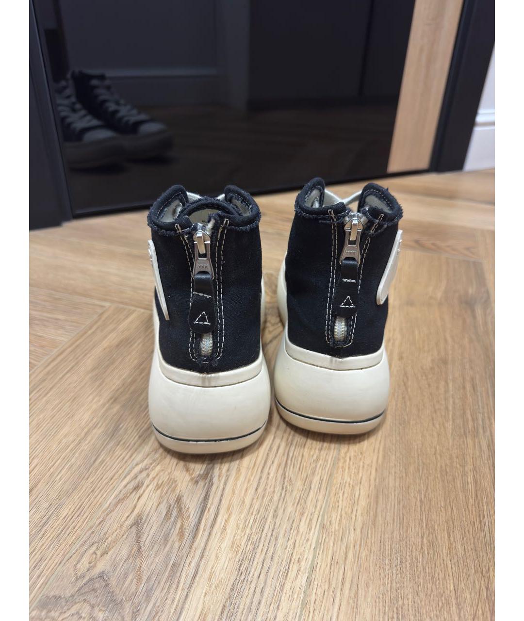 R13 Черные текстильные кеды, фото 5