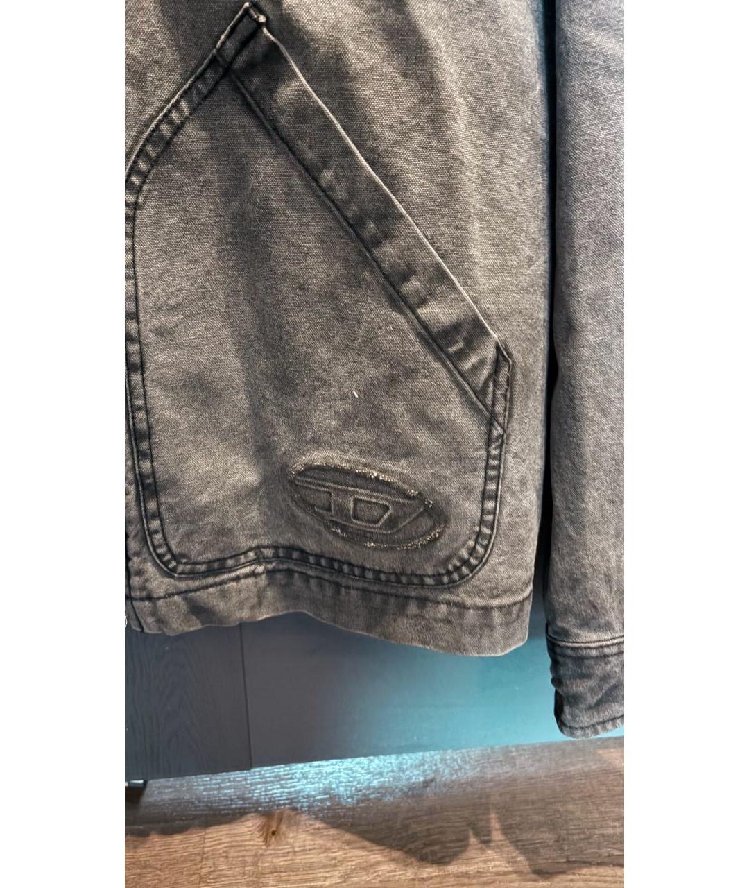 DIESEL Серая деним куртка, фото 4