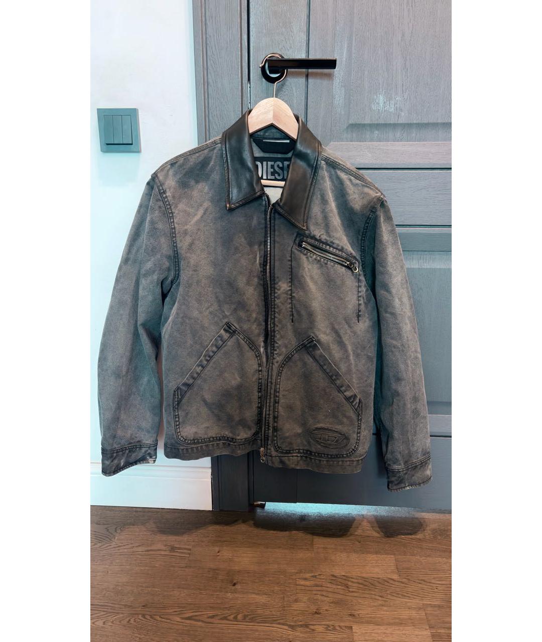 DIESEL Серая деним куртка, фото 5