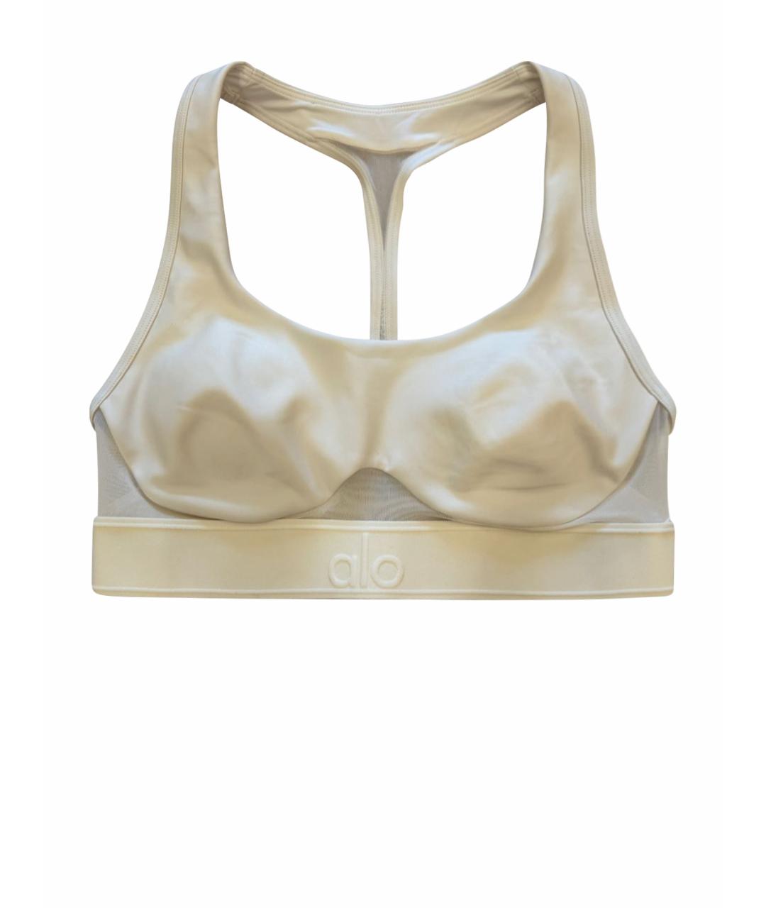 ALO YOGA Бежевая майка, фото 1