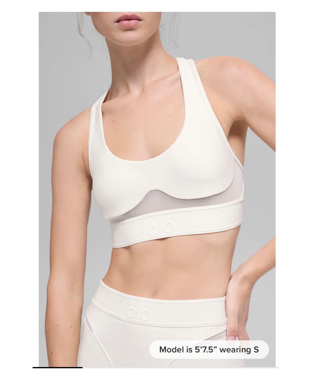 ALO YOGA Бежевая майка, фото 6