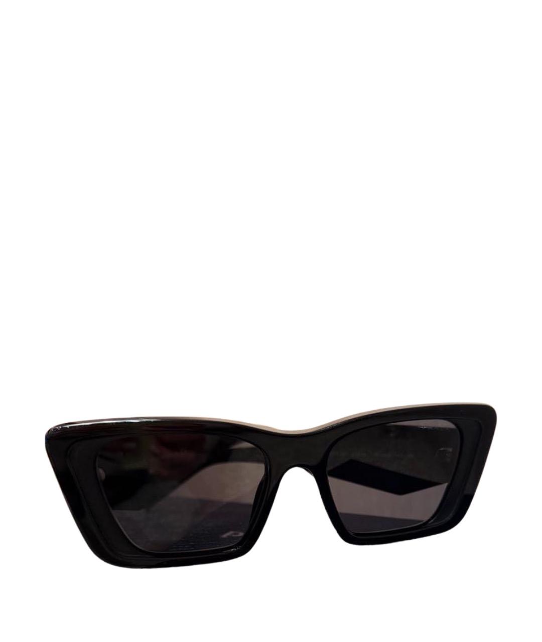 PRADA Черные пластиковые солнцезащитные очки, фото 1