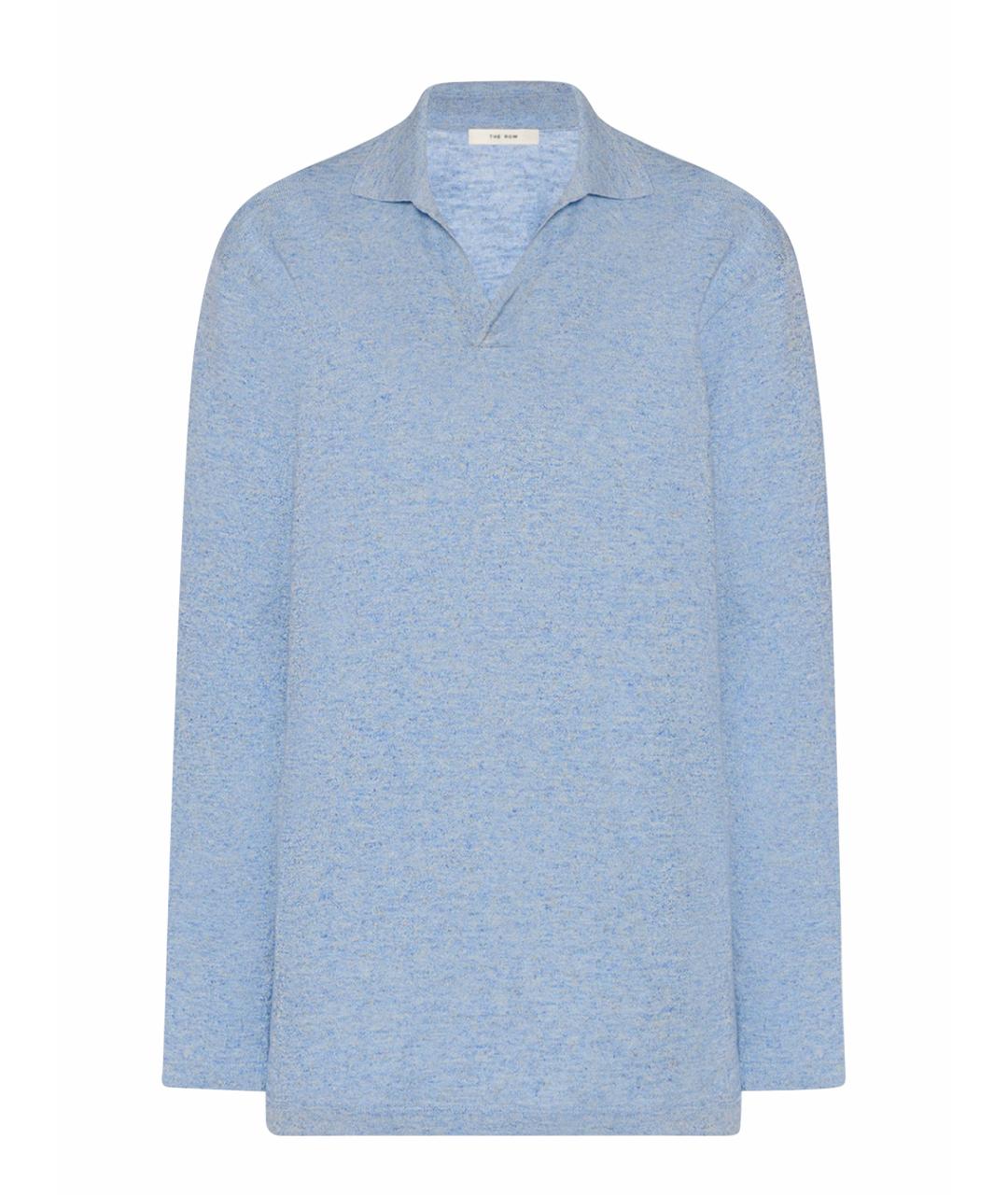 THE ROW Голубой хлопковый джемпер / свитер, фото 1