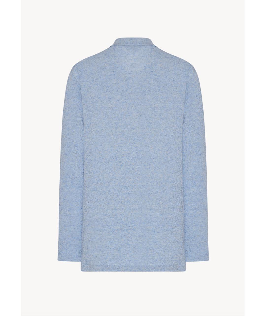 THE ROW Голубой хлопковый джемпер / свитер, фото 2