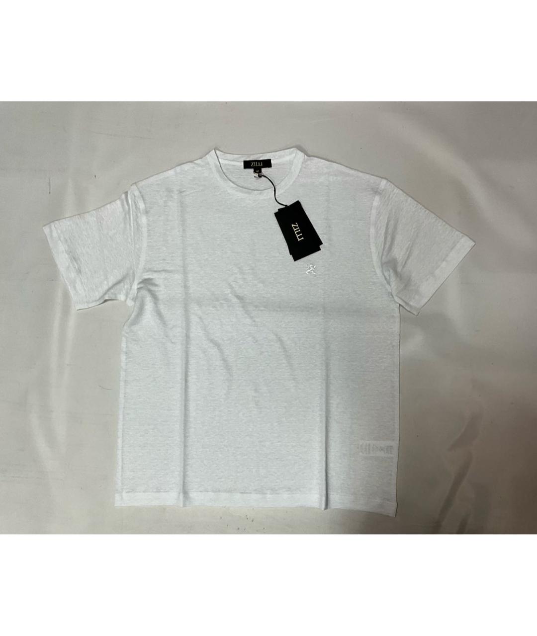 ZILLI Белая футболка, фото 8