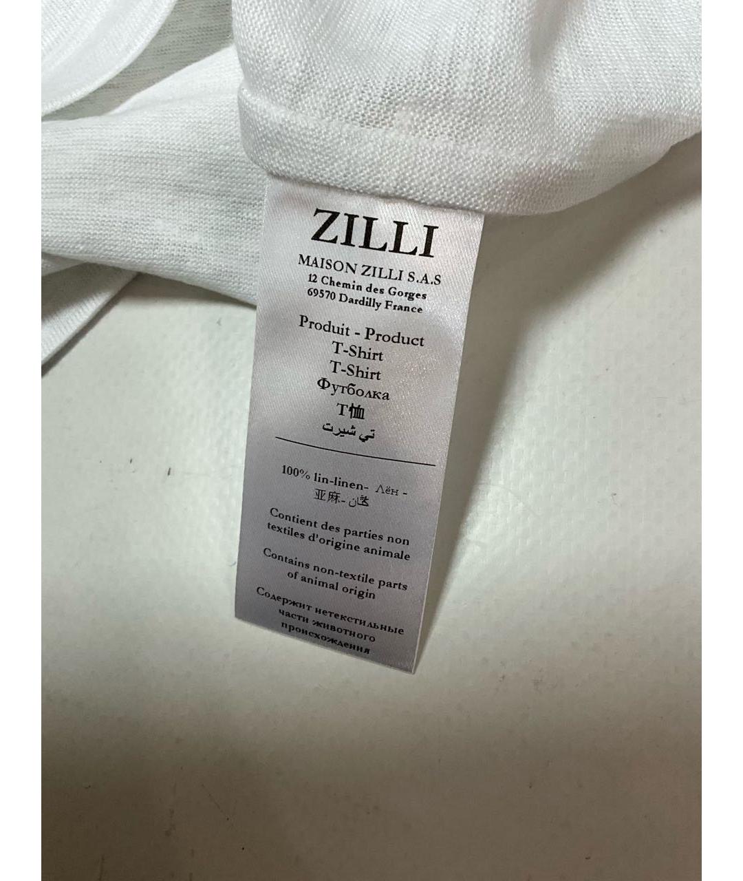 ZILLI Белая футболка, фото 6