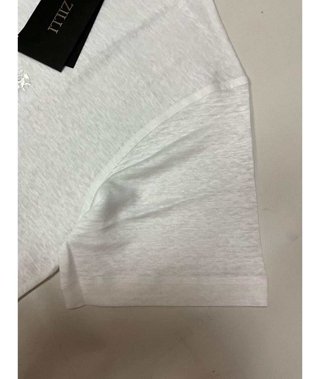 ZILLI Белая футболка, фото 3