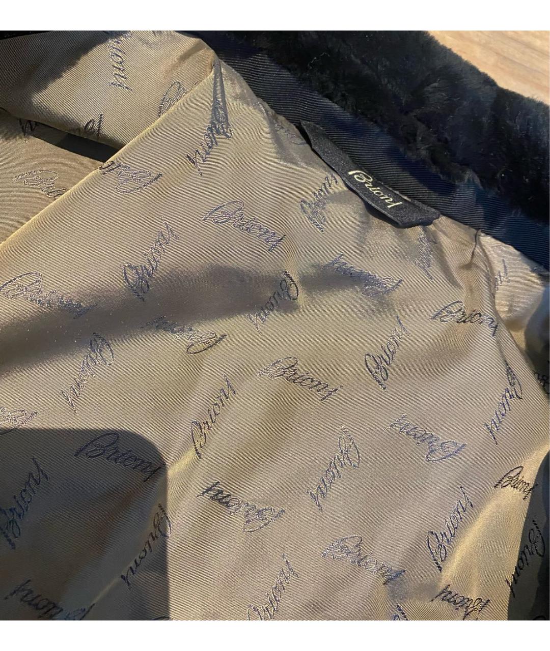 BRIONI Черная шерстяная куртка, фото 4