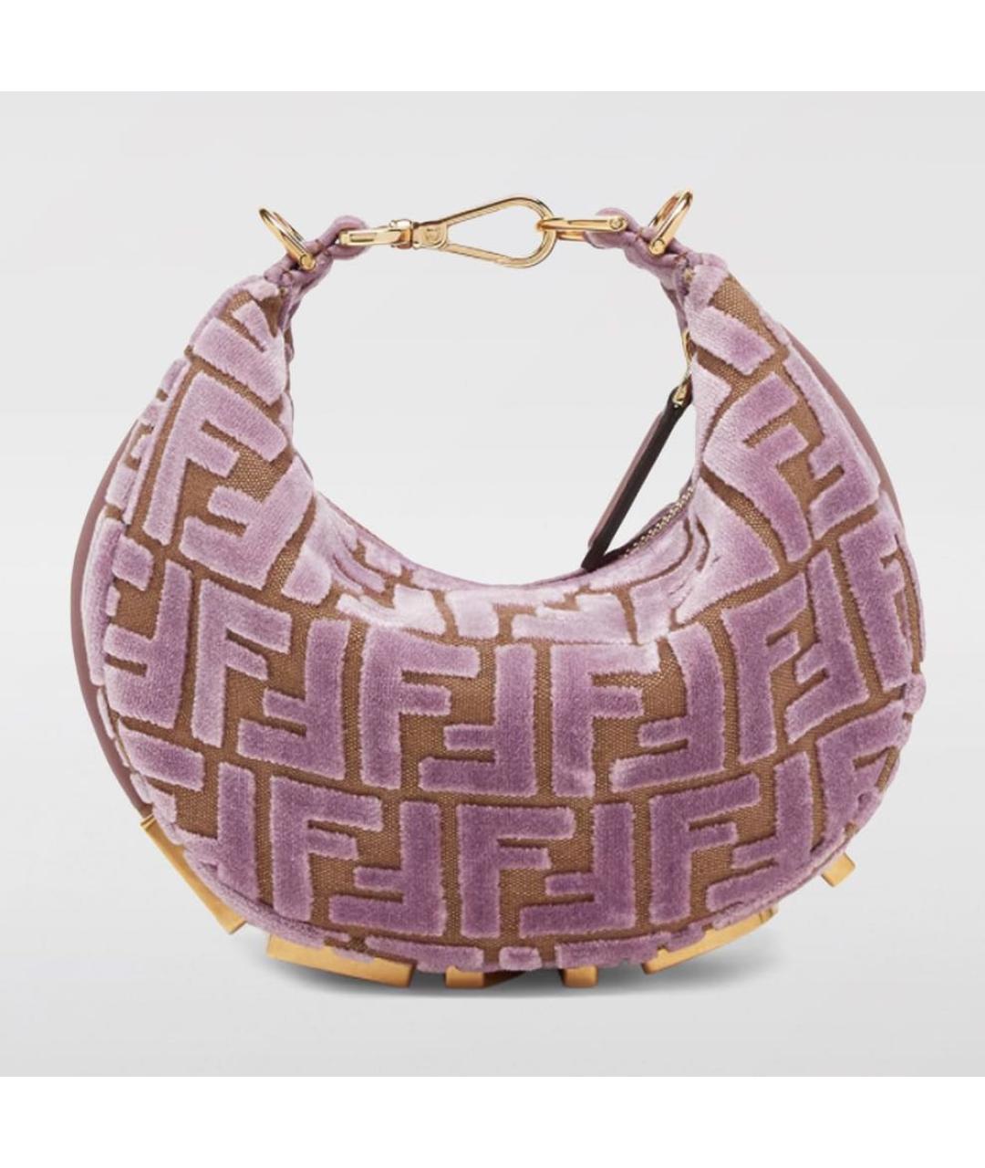 FENDI Розовая сумка с короткими ручками, фото 5