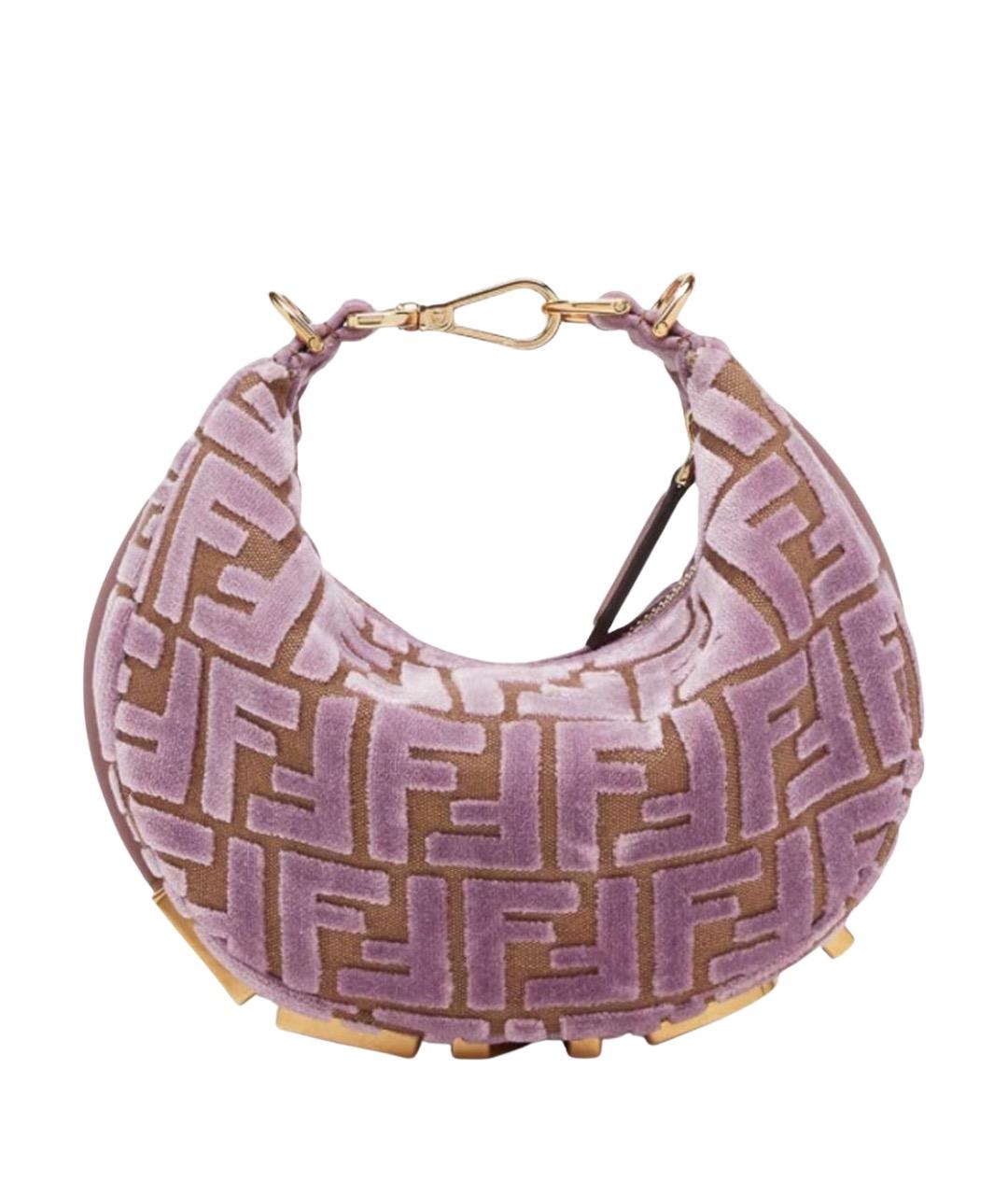 FENDI Розовая сумка с короткими ручками, фото 1