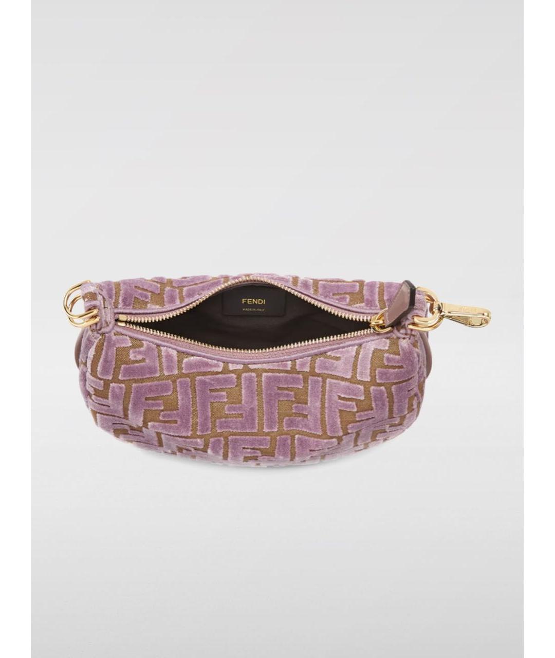 FENDI Розовая сумка с короткими ручками, фото 4