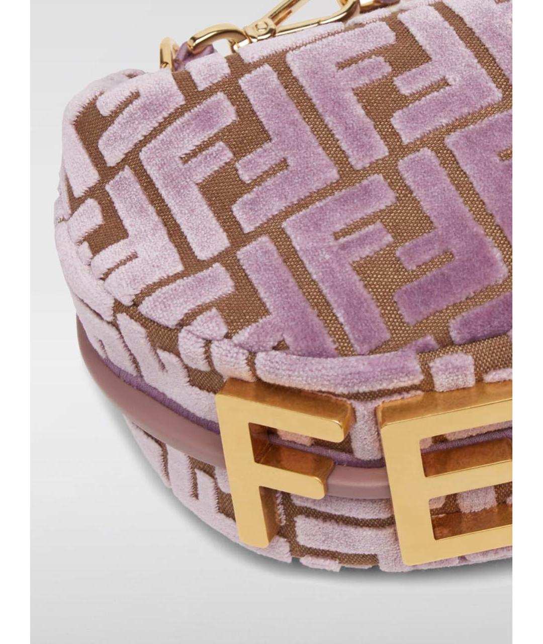 FENDI Розовая сумка с короткими ручками, фото 3