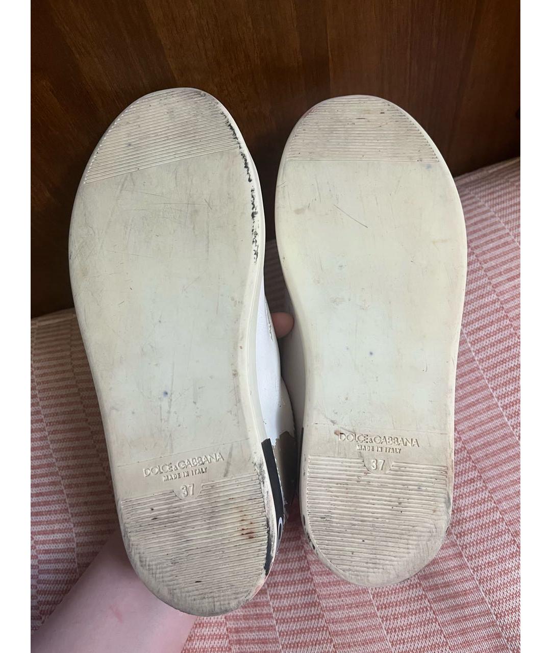 DOLCE&GABBANA Мульти кеды из искусственной кожи, фото 3