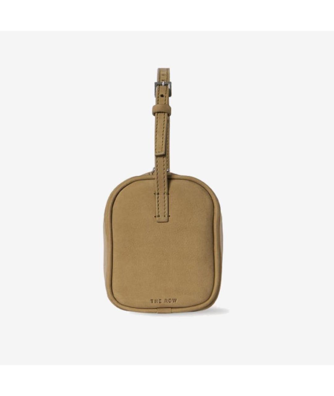 THE ROW Бежевая замшевая сумка с короткими ручками, фото 2