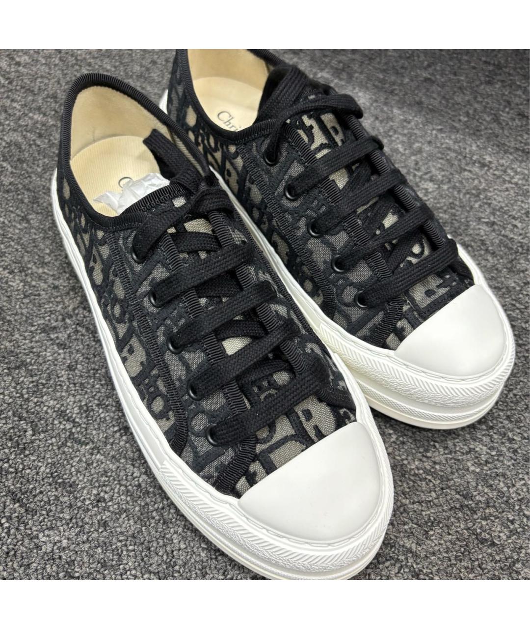 CHRISTIAN DIOR Черные кеды, фото 7