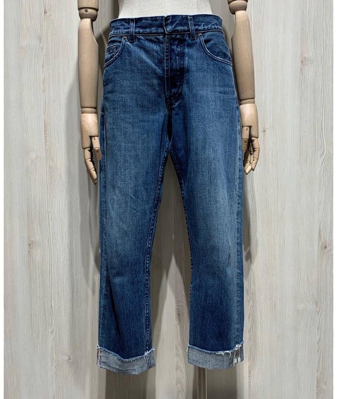 CHRISTIAN DIOR Хлопковые прямые джинсы, фото 7