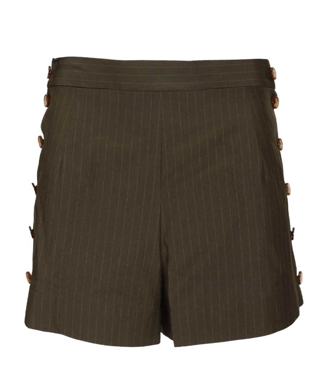 VIVIENNE WESTWOOD Хаки хлопковые шорты, фото 1