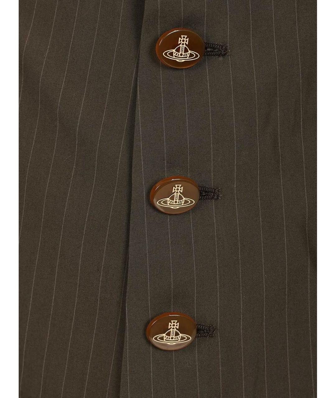 VIVIENNE WESTWOOD Хаки хлопковые шорты, фото 2