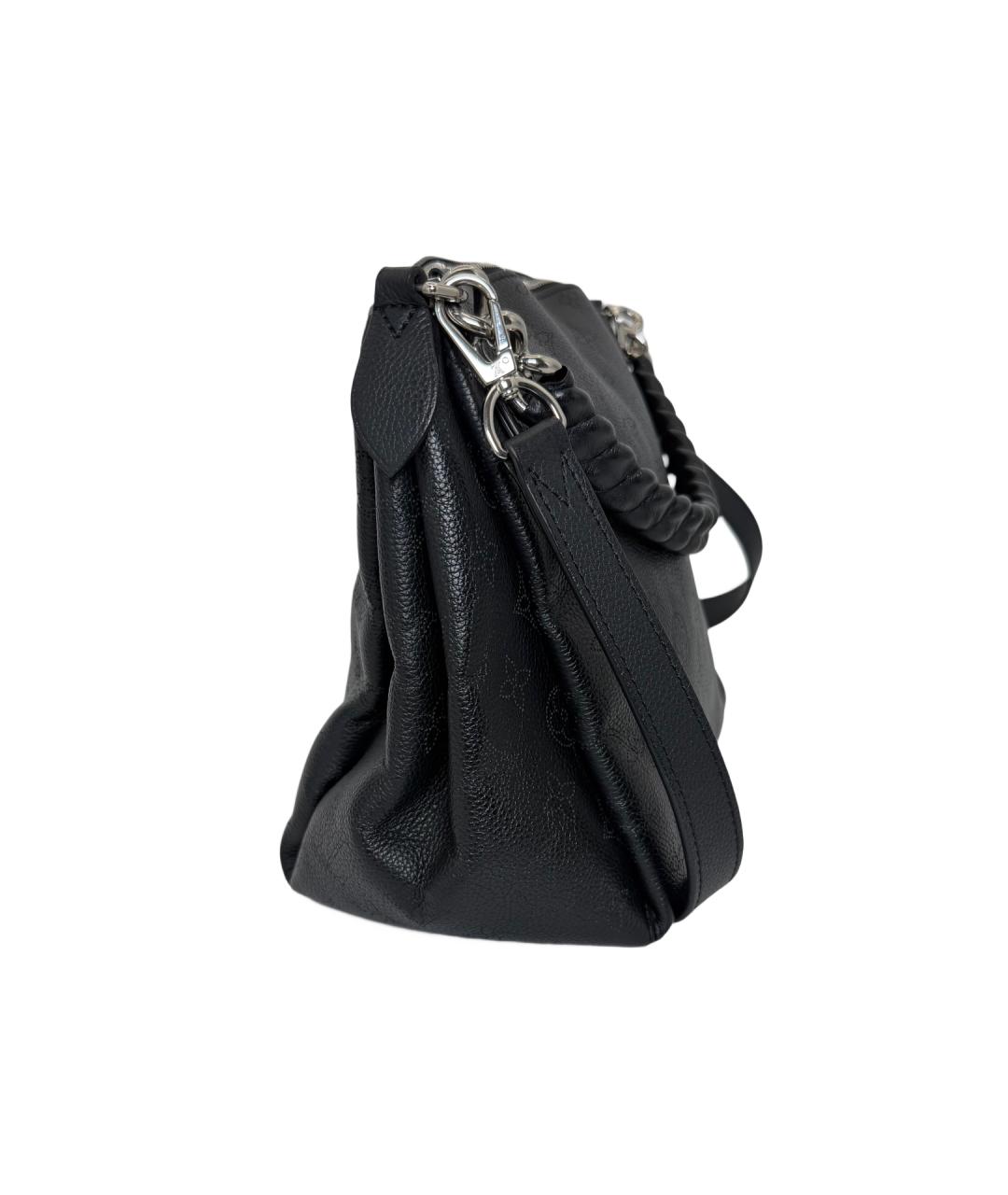 LOUIS VUITTON Черная кожаная сумка через плечо, фото 9