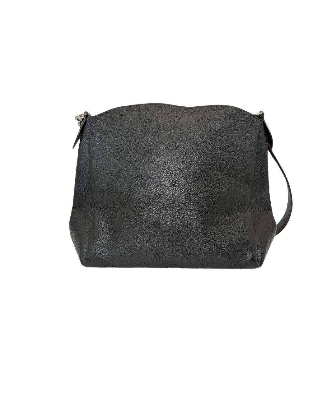 LOUIS VUITTON Черная кожаная сумка через плечо, фото 3