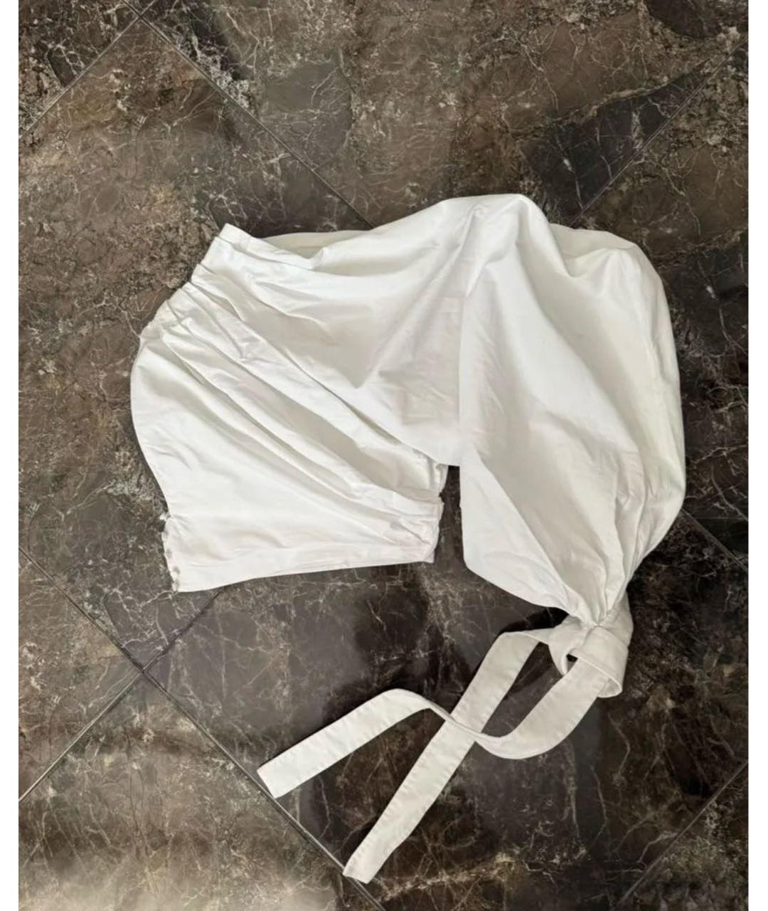 JACQUEMUS Белая хлопковая рубашка, фото 2