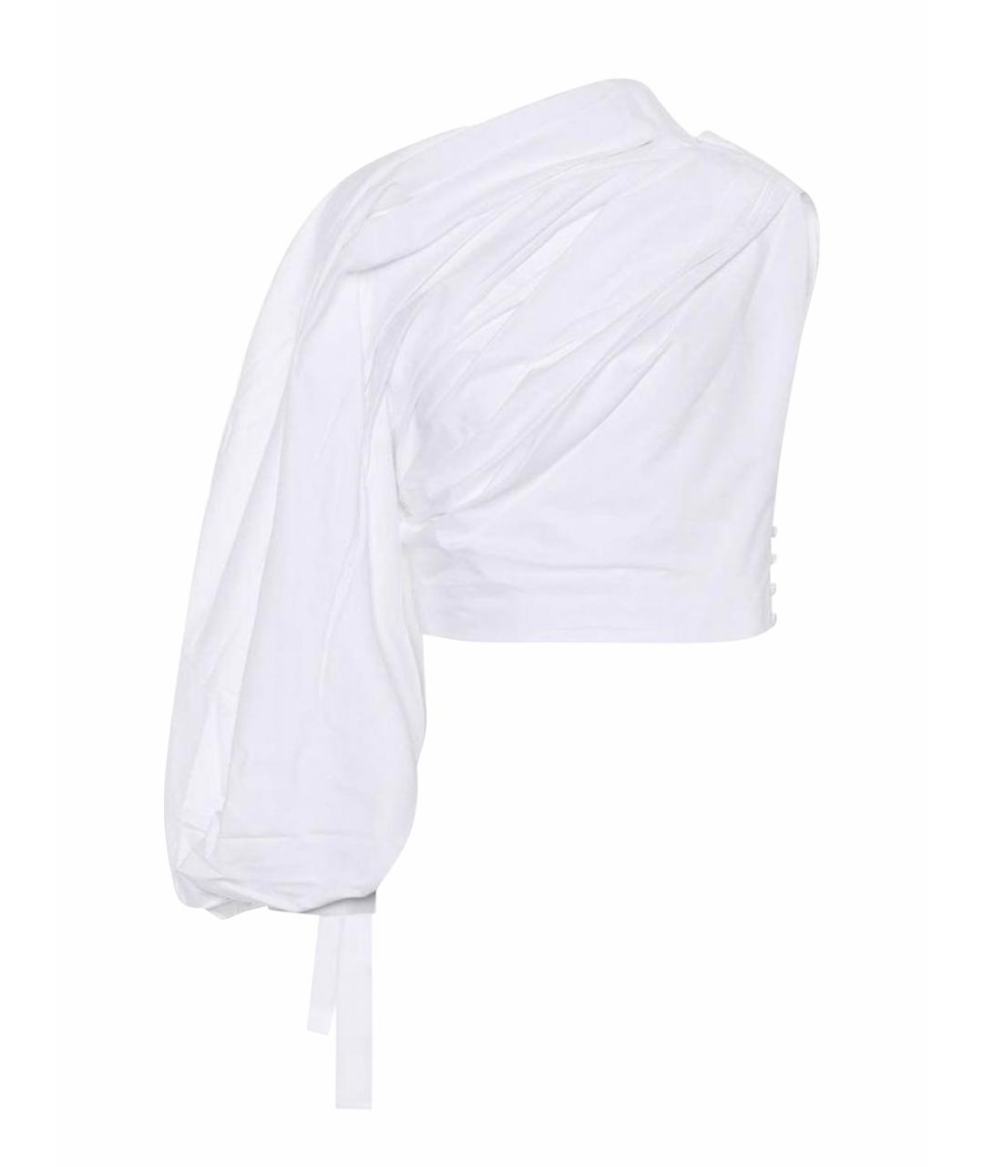 JACQUEMUS Белая хлопковая рубашка, фото 1