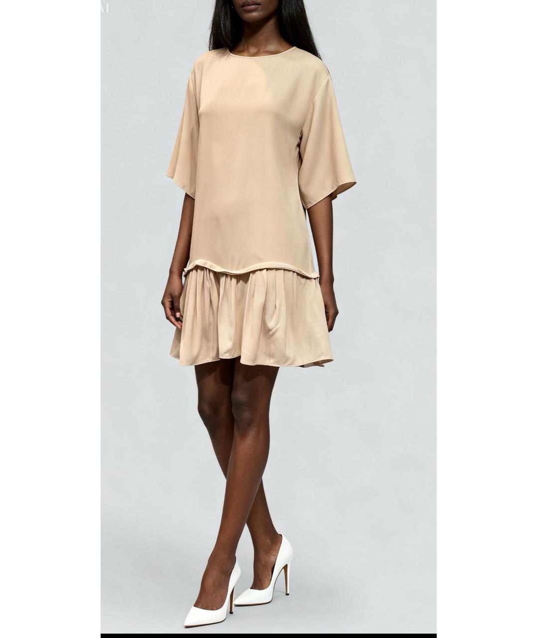 CHLOE Розовое вискозное коктейльное платье, фото 4