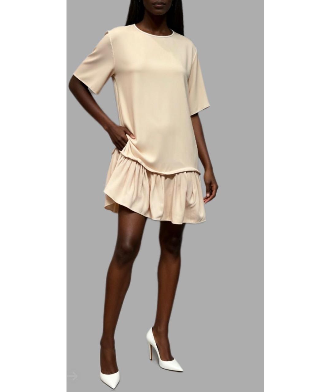 CHLOE Розовое вискозное коктейльное платье, фото 2