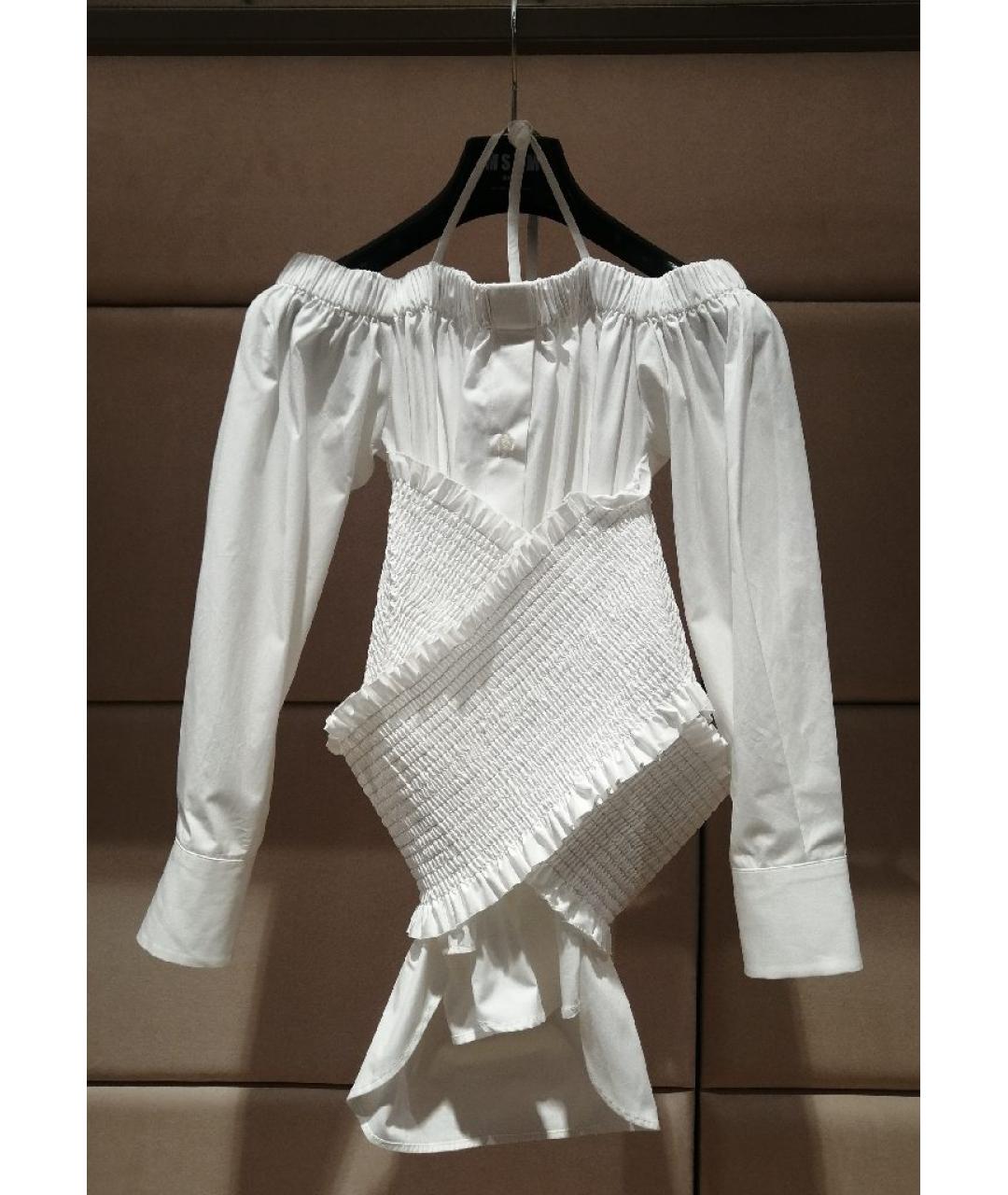 MSGM Белая хлопковая рубашка, фото 3