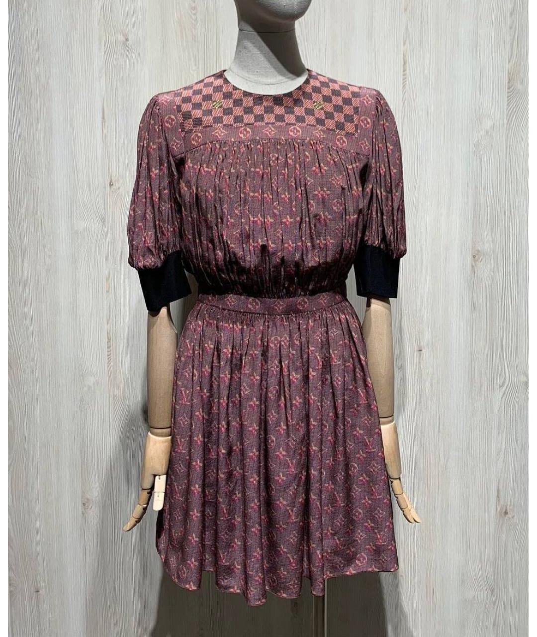 LOUIS VUITTON Шелковое повседневное платье, фото 7