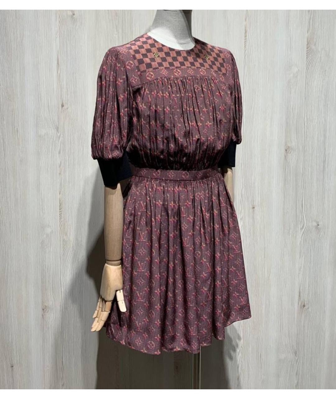 LOUIS VUITTON Шелковое повседневное платье, фото 2
